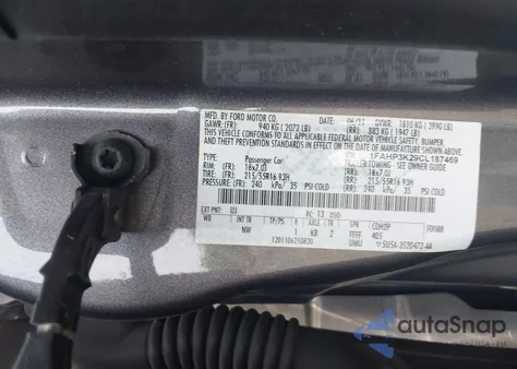 2012 Ford Focus Se z USA, uszkodzony, nr VIN 1FAHP3K29CL187469